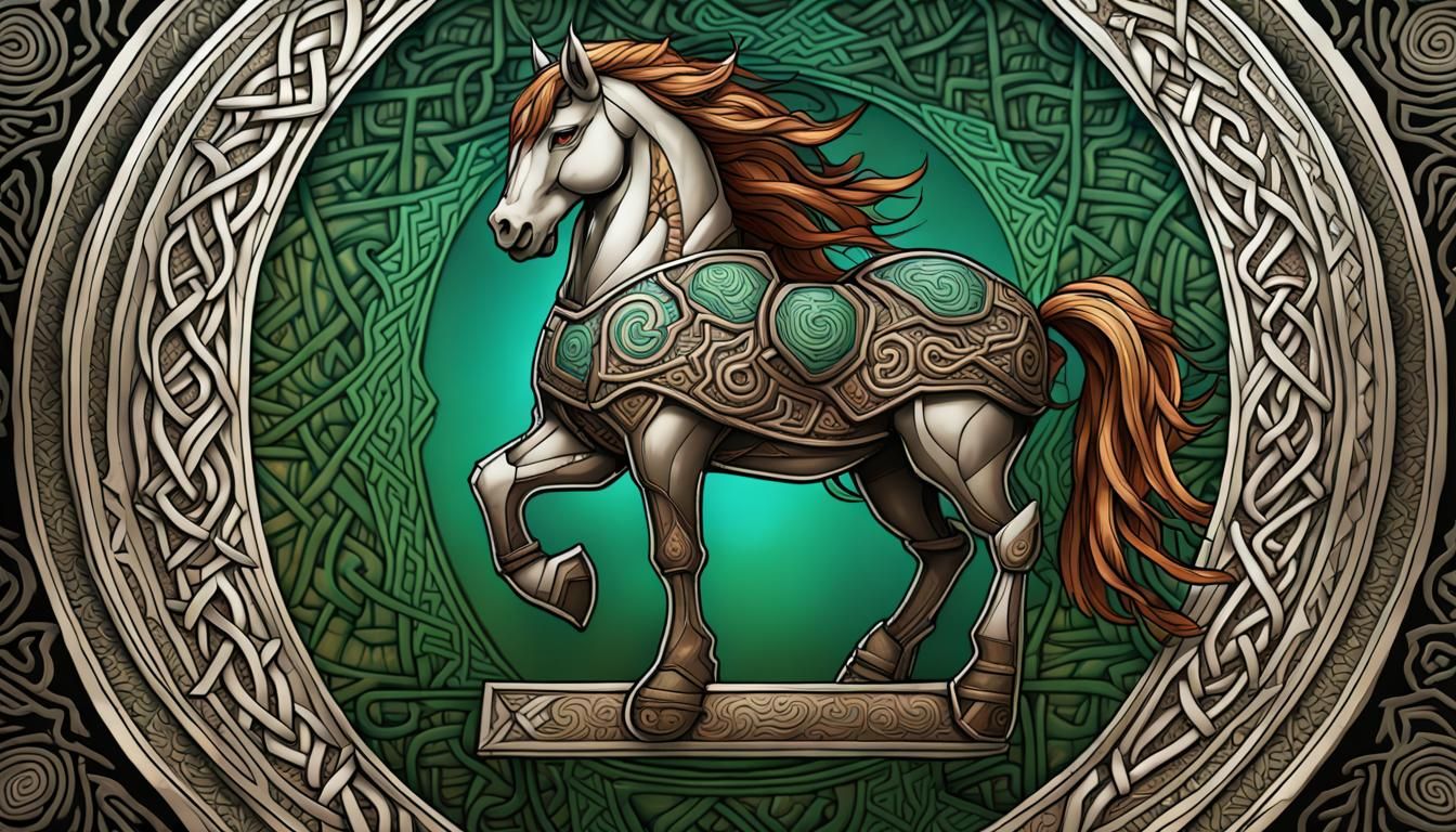Celtic-Runic Armor in Epic Game Graphics