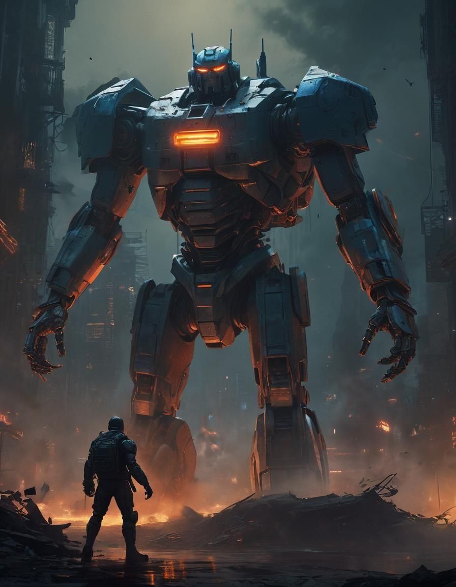 Mysterious Cityscape in Low Fog