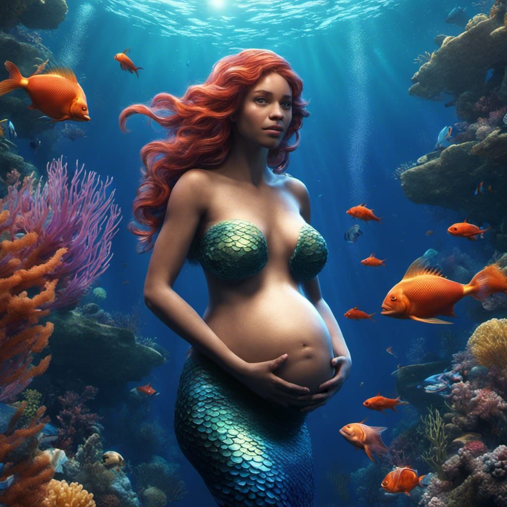 Pregnant Mermaid