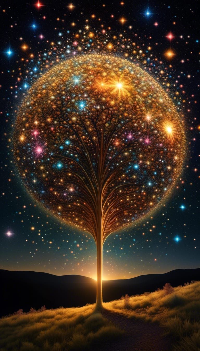 beautiful autistic minds dancing under a sea of stars, Lumin...