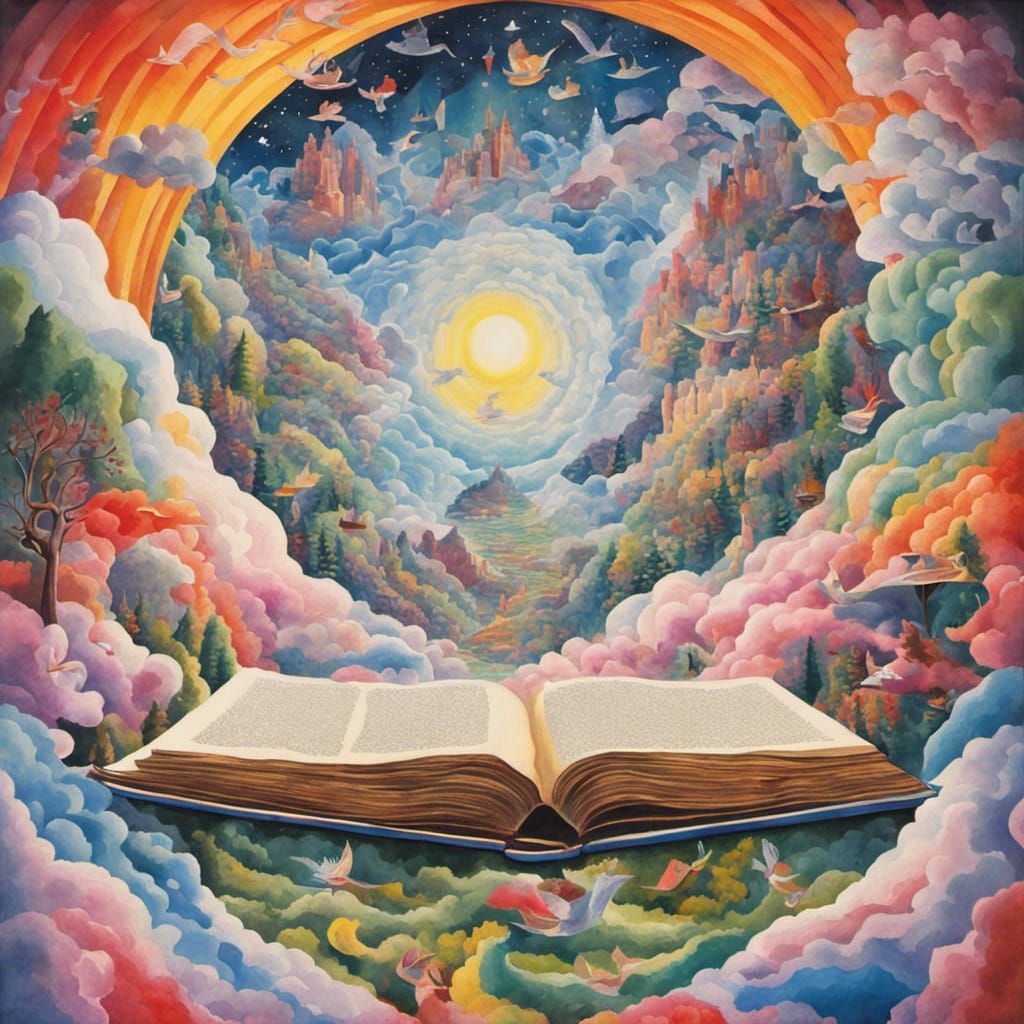 Magical Realism Fairy Portal in Whimsical Watercolour