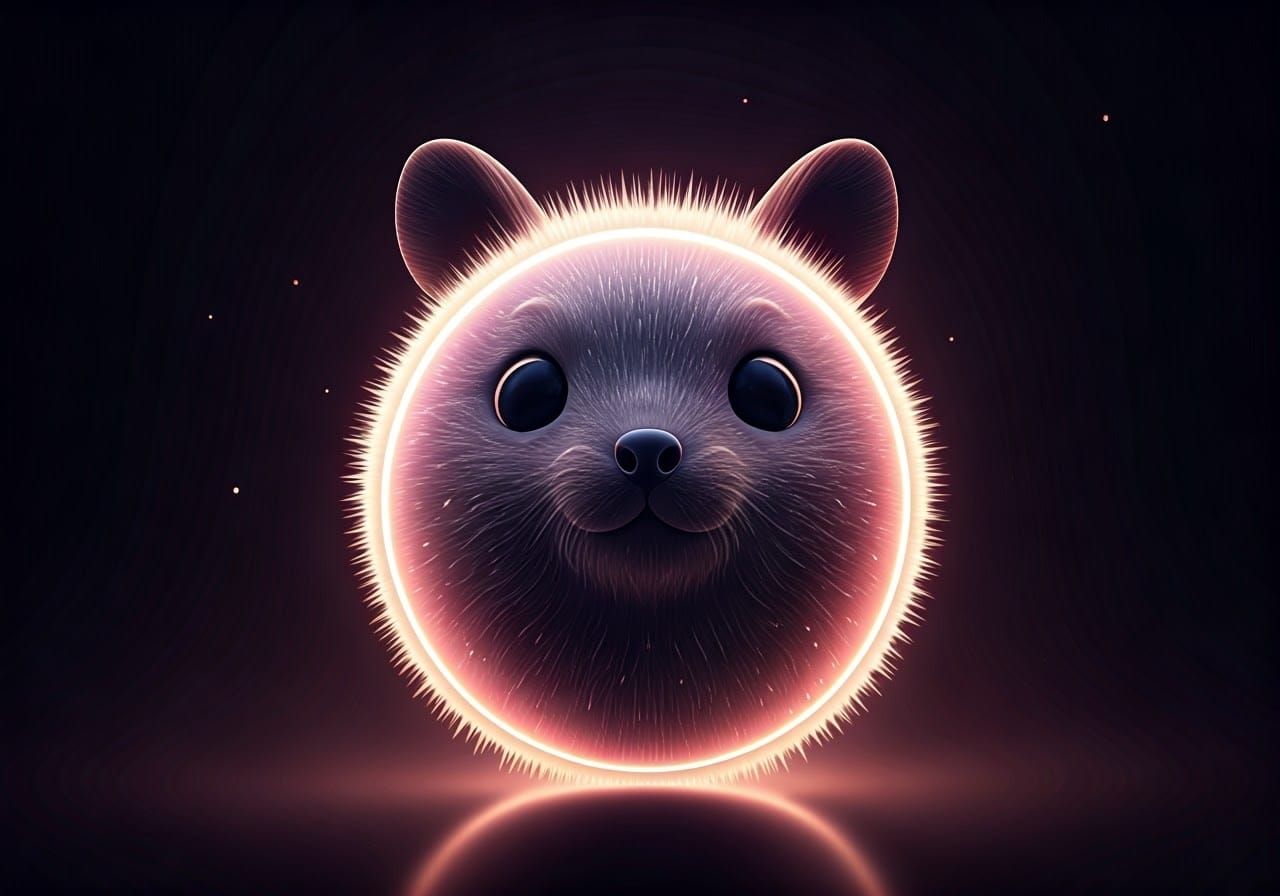 Whimsical Fluffoid Encased in Infinite Mirrored Spheres