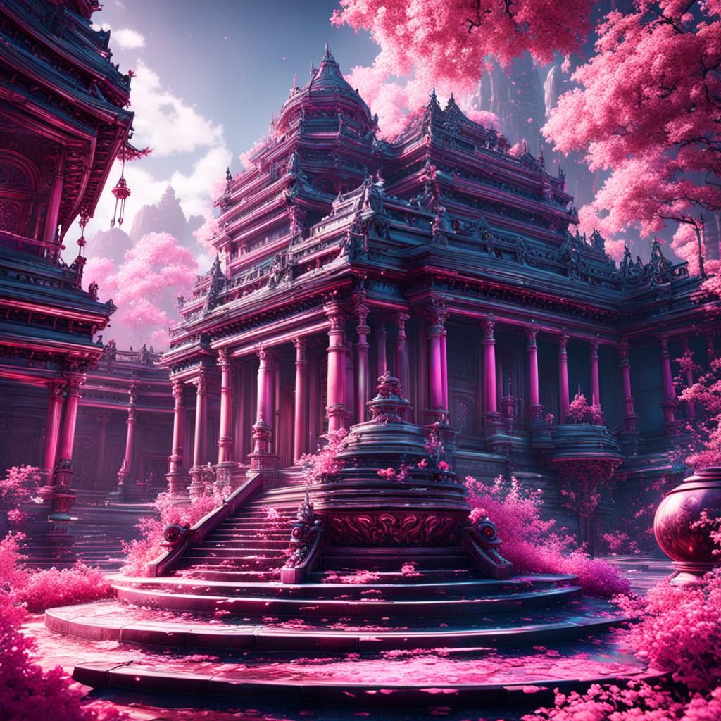 Mystical Blackpink Fantasy World in Vivid Dreamlike Style