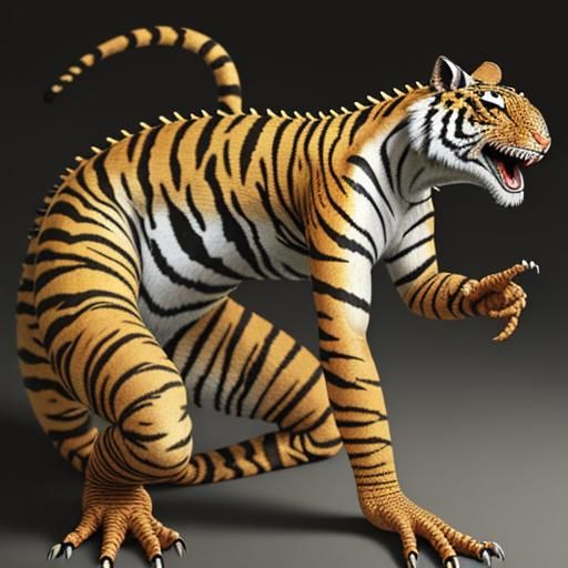 Majestic Tiger Lizard Hybrid