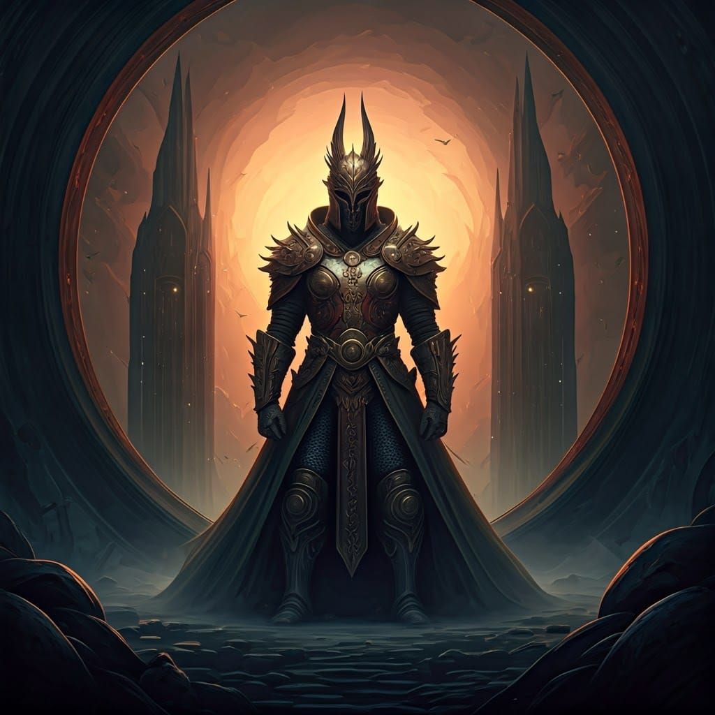 Epic Warriors in Majestic Fantasy Realm