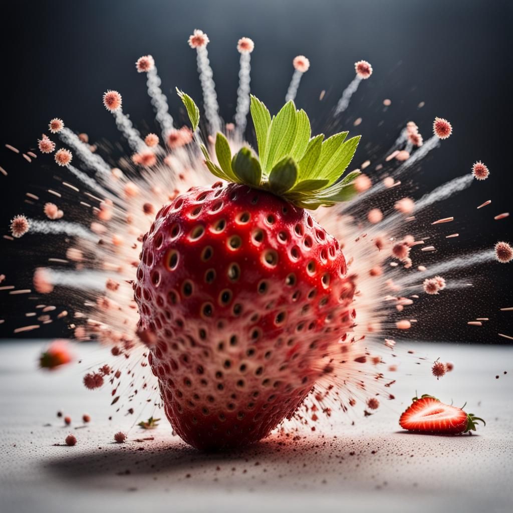 Dynamite Strawberry Explodes in High-Speed Action