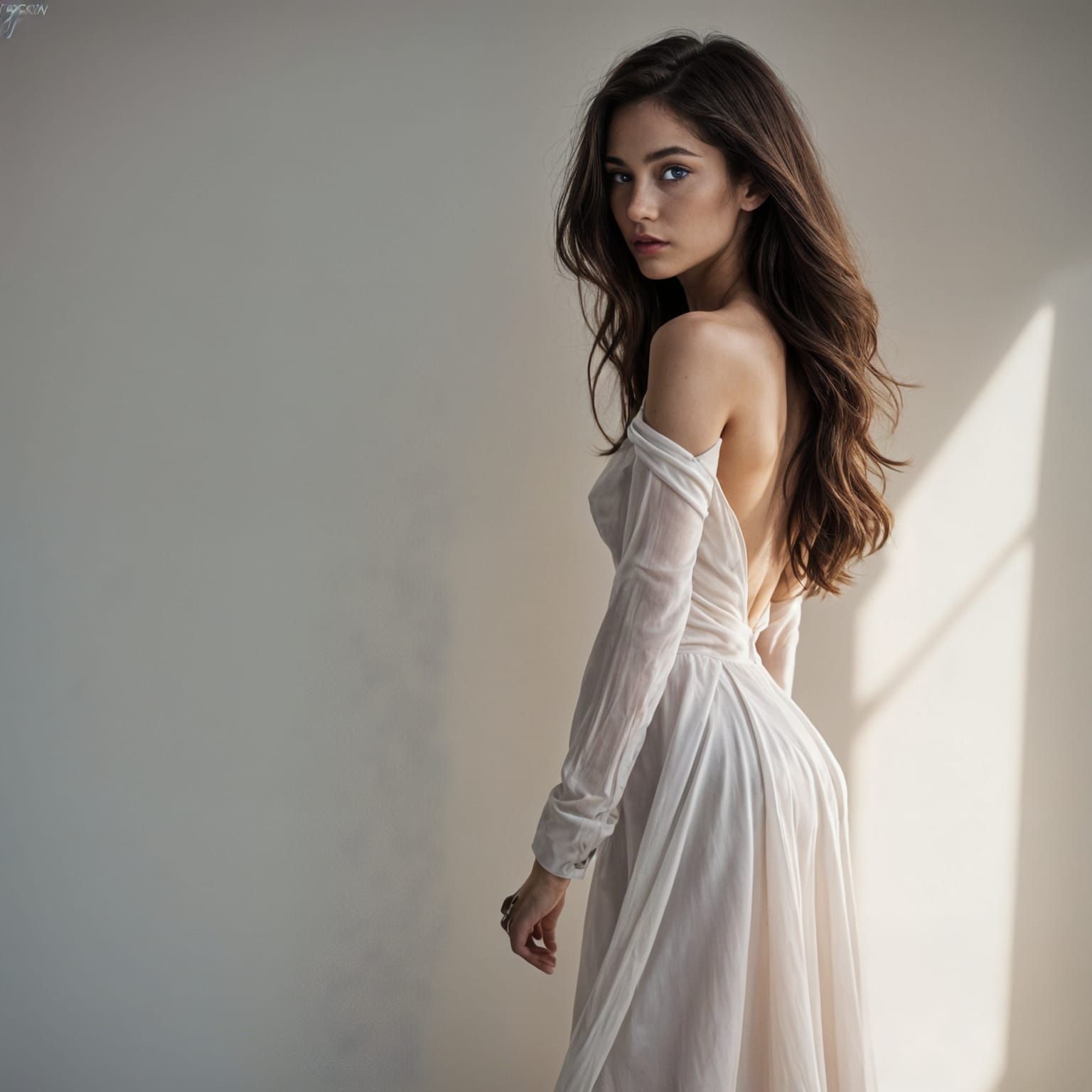 Elegant Woman in Soft Daylight