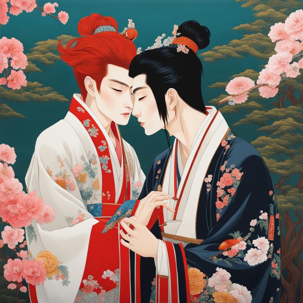 Beautiful Japanese Couple 240217A
