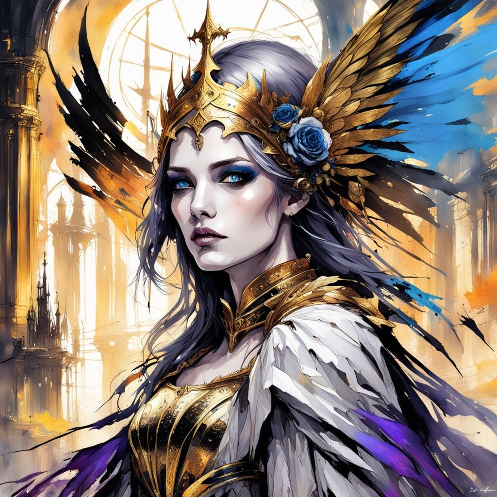 Ethereal Fairy Queen in Gothic Splendor