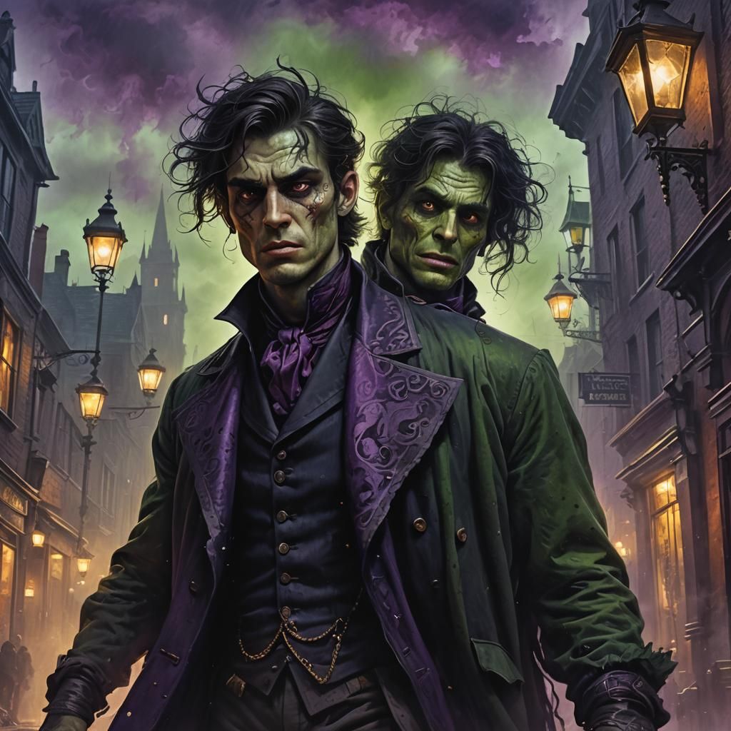 Dark Victorian Gentleman in Rough Attire