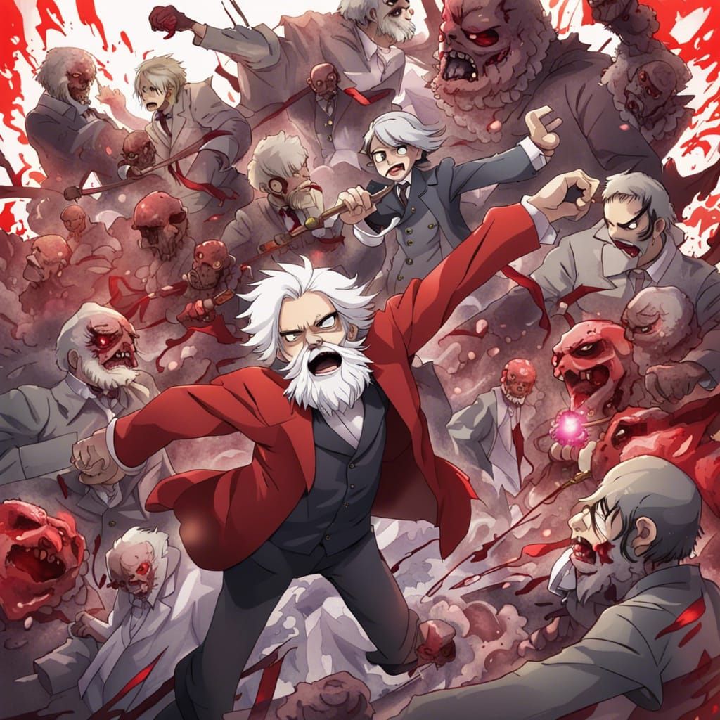Marx Fights Zombie Bourgeoisie in Hellish Anime Clash
