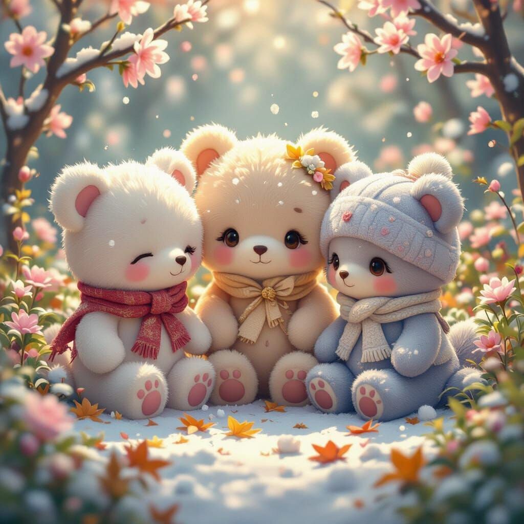 Four Seasons in a Cuddly Toy World