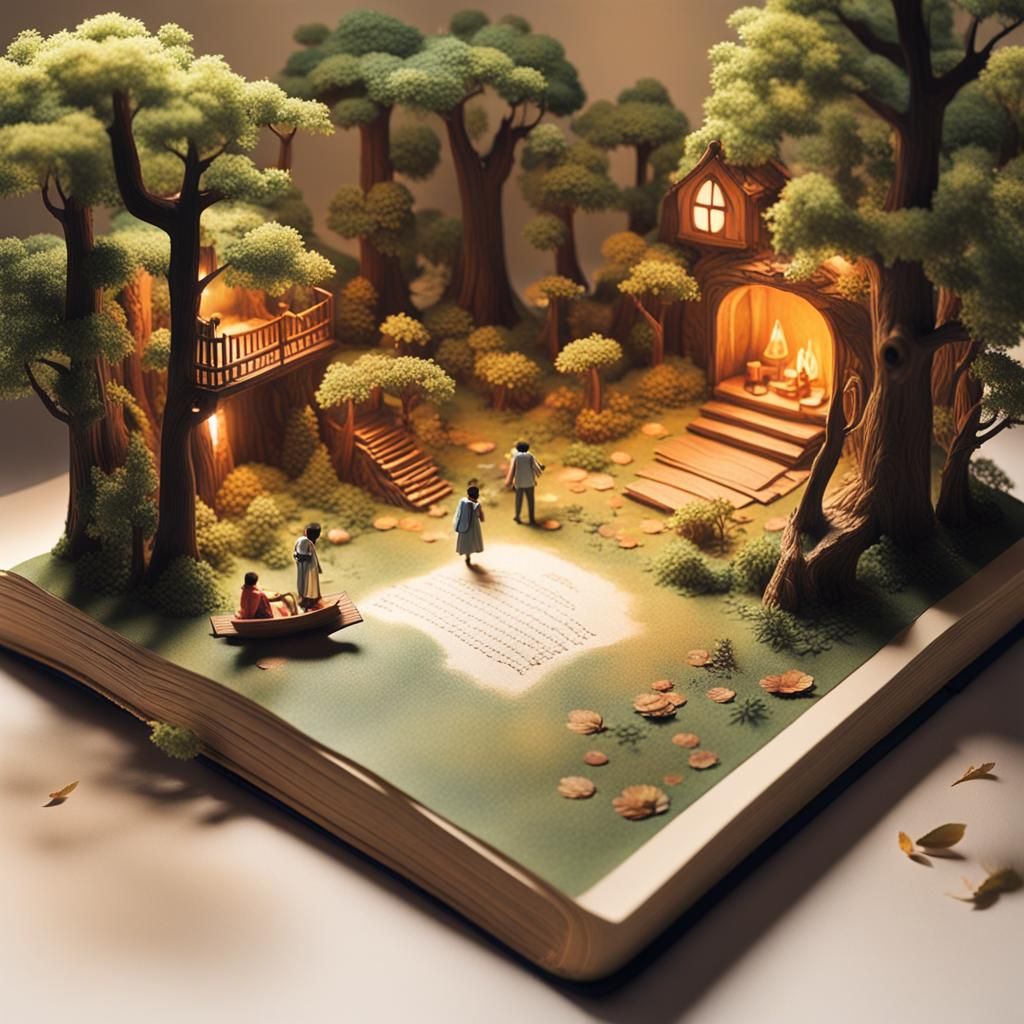 Narrative Layers Unfold in Dreamlike Scenes