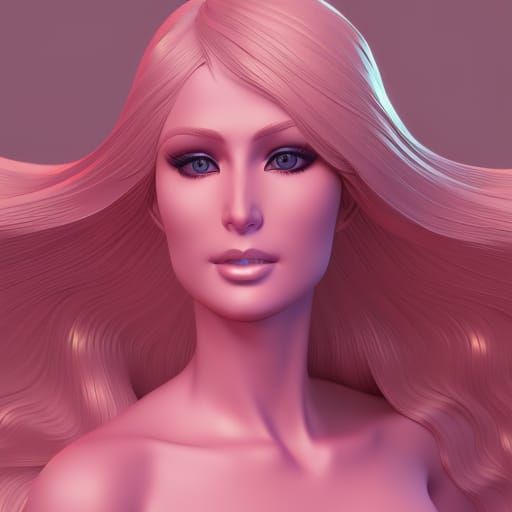 Glamorous Paris Hilton in the City of Light