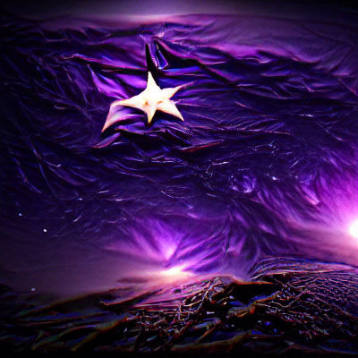 Cosmic Purple Starlit Night Sky in 8K 3D