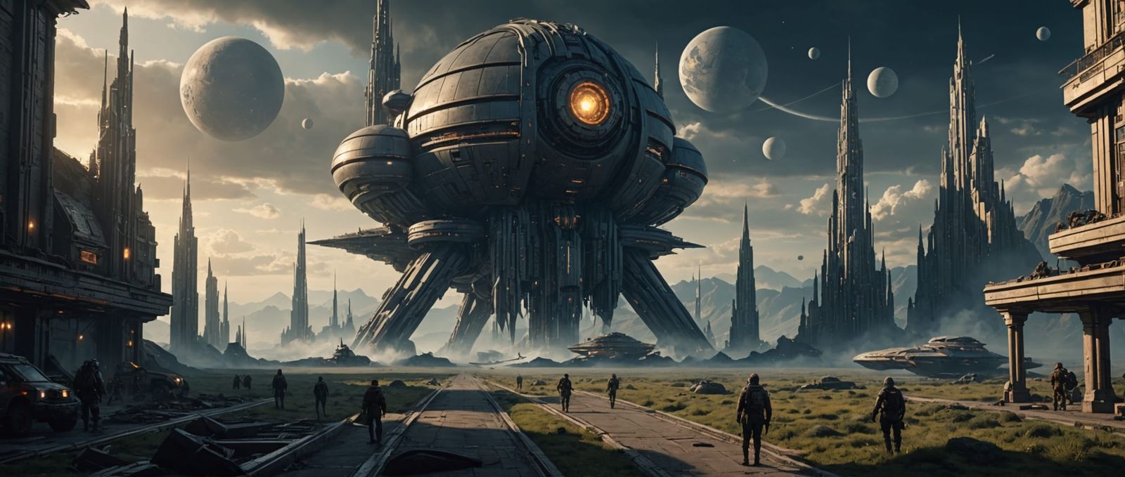 Epic Cyberpunk Digital Worlds