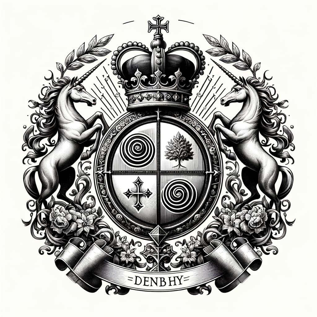 Regal Royal Seal in Cyberpunk Style