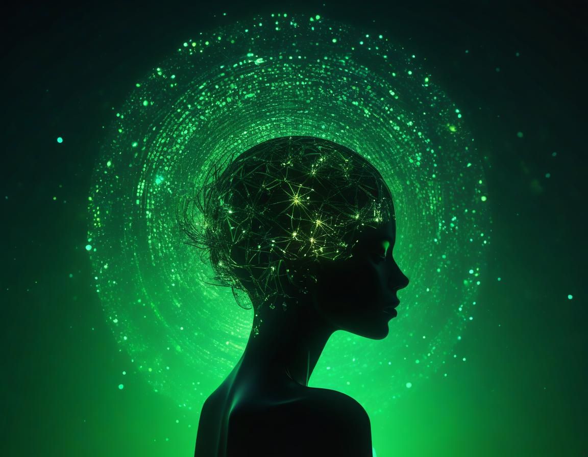 Surreal Cosmic Landscape in Glowing Ethereal Hues