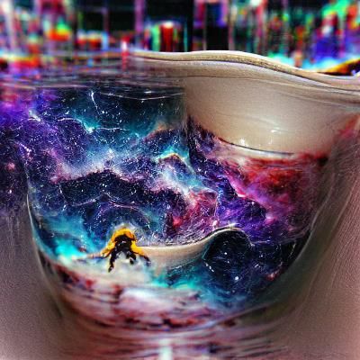 Galactic Landscape Fills a Delicate Cup