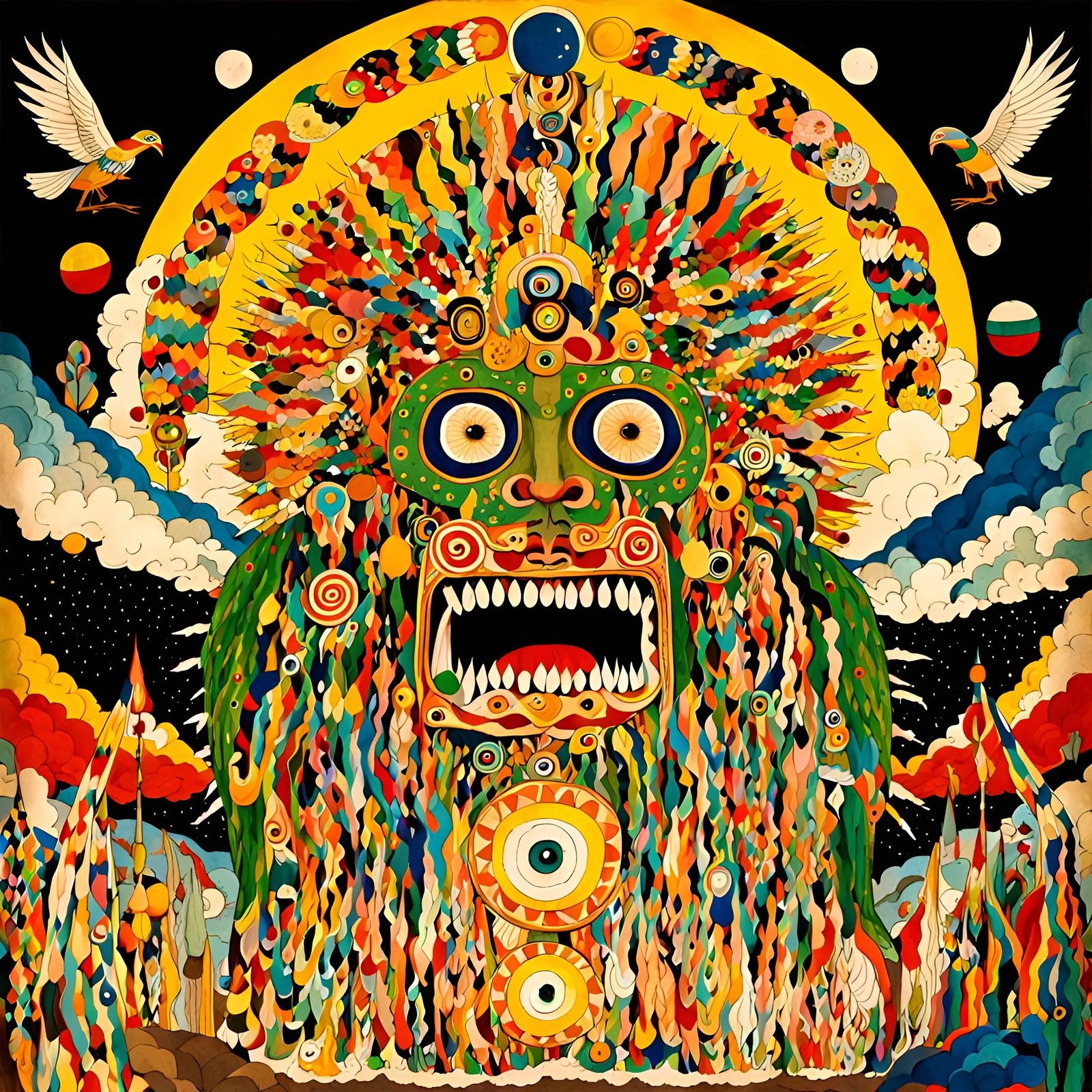 God Quetzalcoatl Ascends in Ominous, Ethereal Splendor