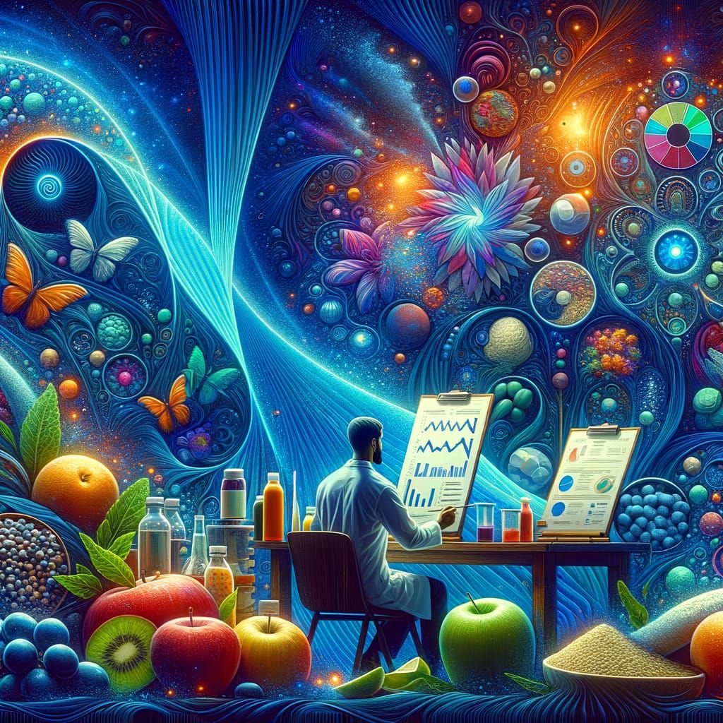 Nutrition Consulting Services: Fantasy Concept Art Poster