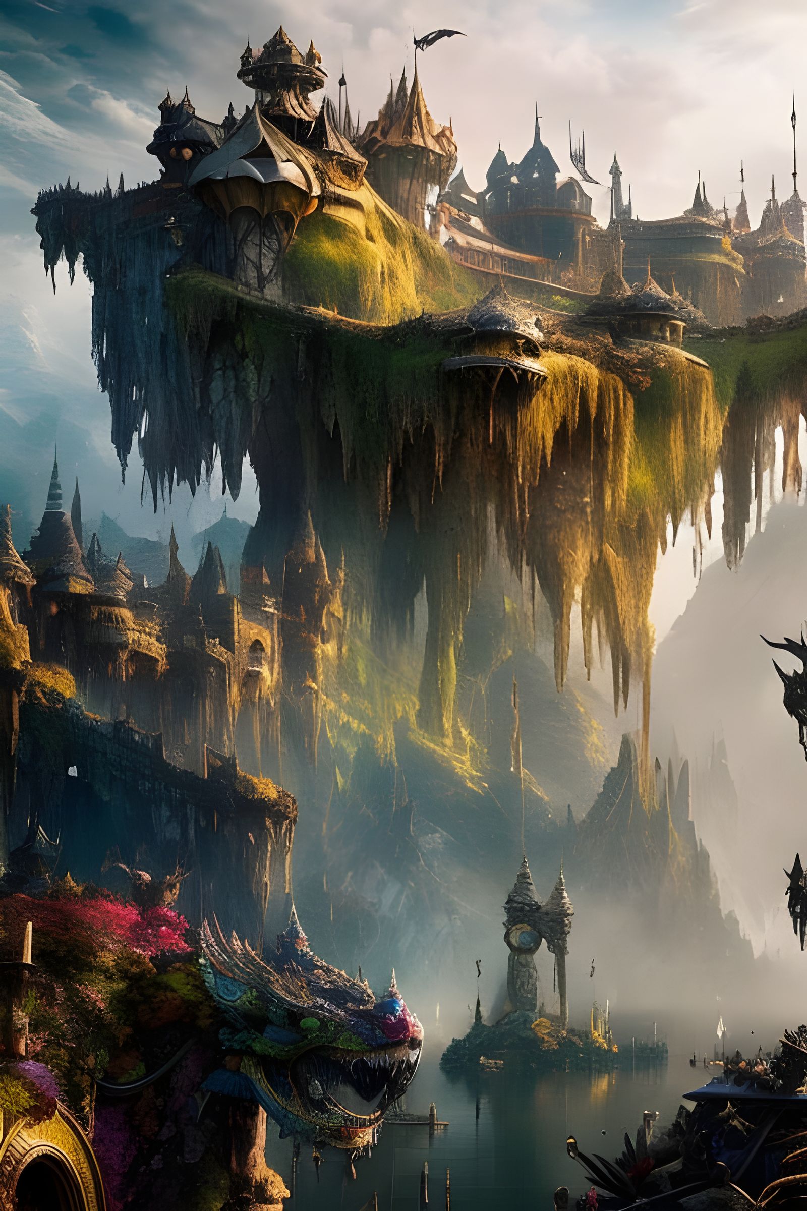 Epic Fantasy Castle by Borderland Artworks