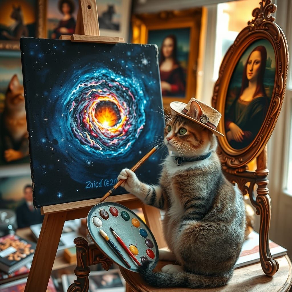 Meow-chalangelo Paints the Cat's Eye Nebula