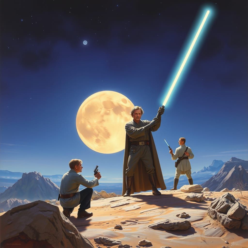 Master Painters' Collaboration: A Blend of Styles