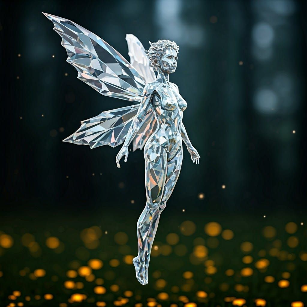 Ethereal Crystal Fairy in Twilight Forest