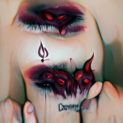 Surreal Demons Bleed Their Souls in a Nightmarish Scene