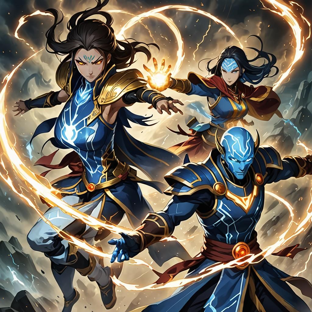 Azula and Xerath Unleash Electric Fury