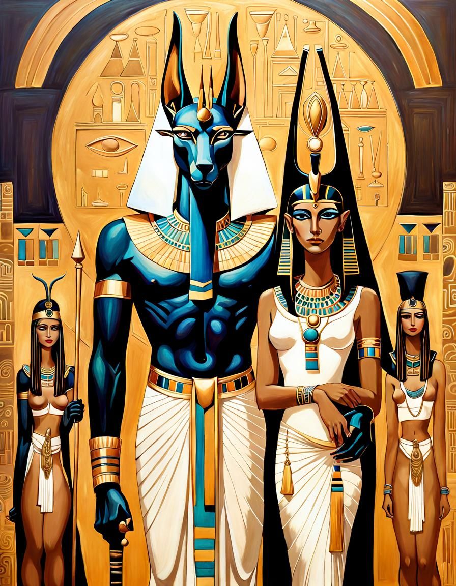 Anubis and His High Priestess