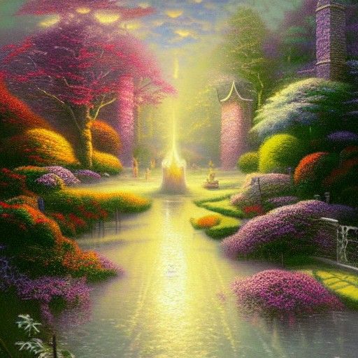 Ethereal Fantasy King Crimson in Mystic Mist