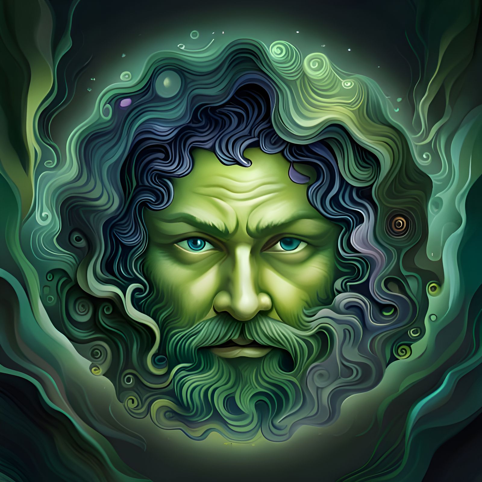Emergence of the Cosmic Green Man