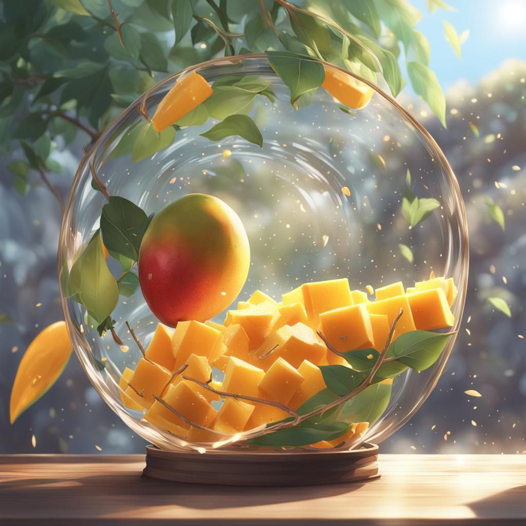 Vibrant Anime-Style Manga Goddess