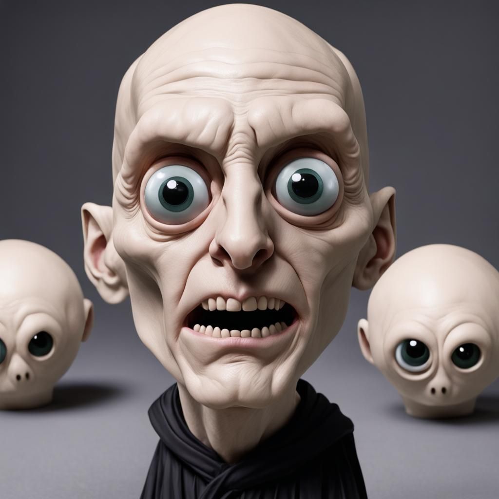 Voldemort with Amusing Googly Eyes