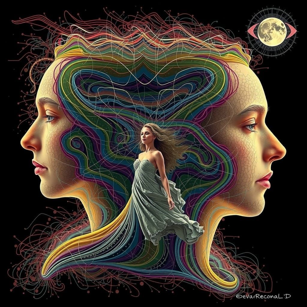 Dynamic Multi-Figure Surrealism with Parallel Worlds