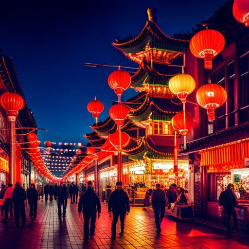 Neon Dreams in Chinatown