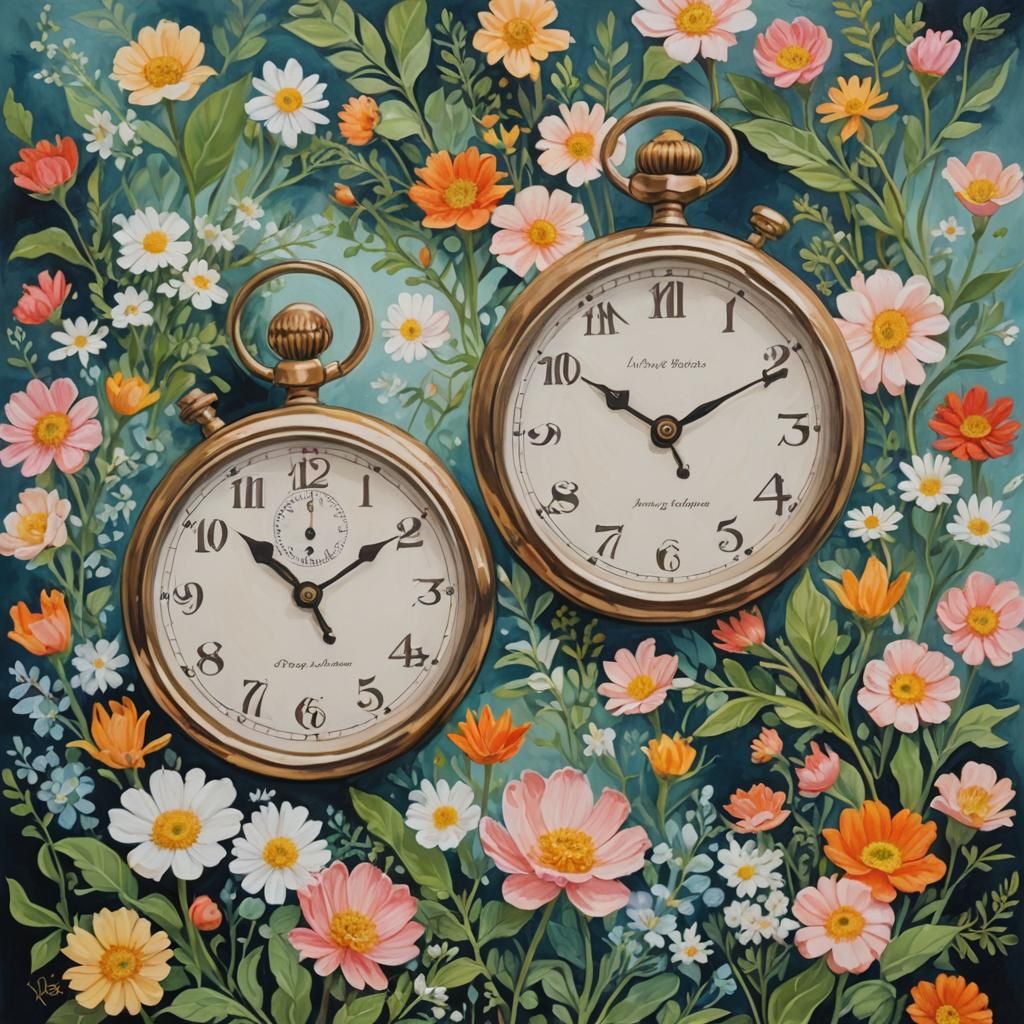 Ephemeral Moments Captured in Gouache