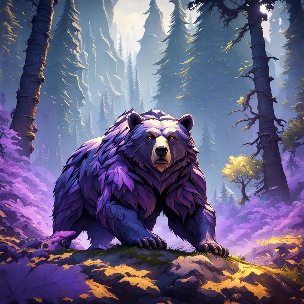bear is the guardian of the forest