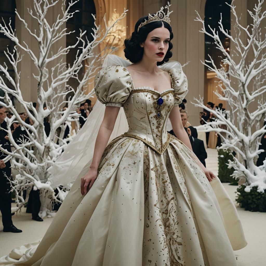 Cinematic Snow White Debuts at the Met Gala