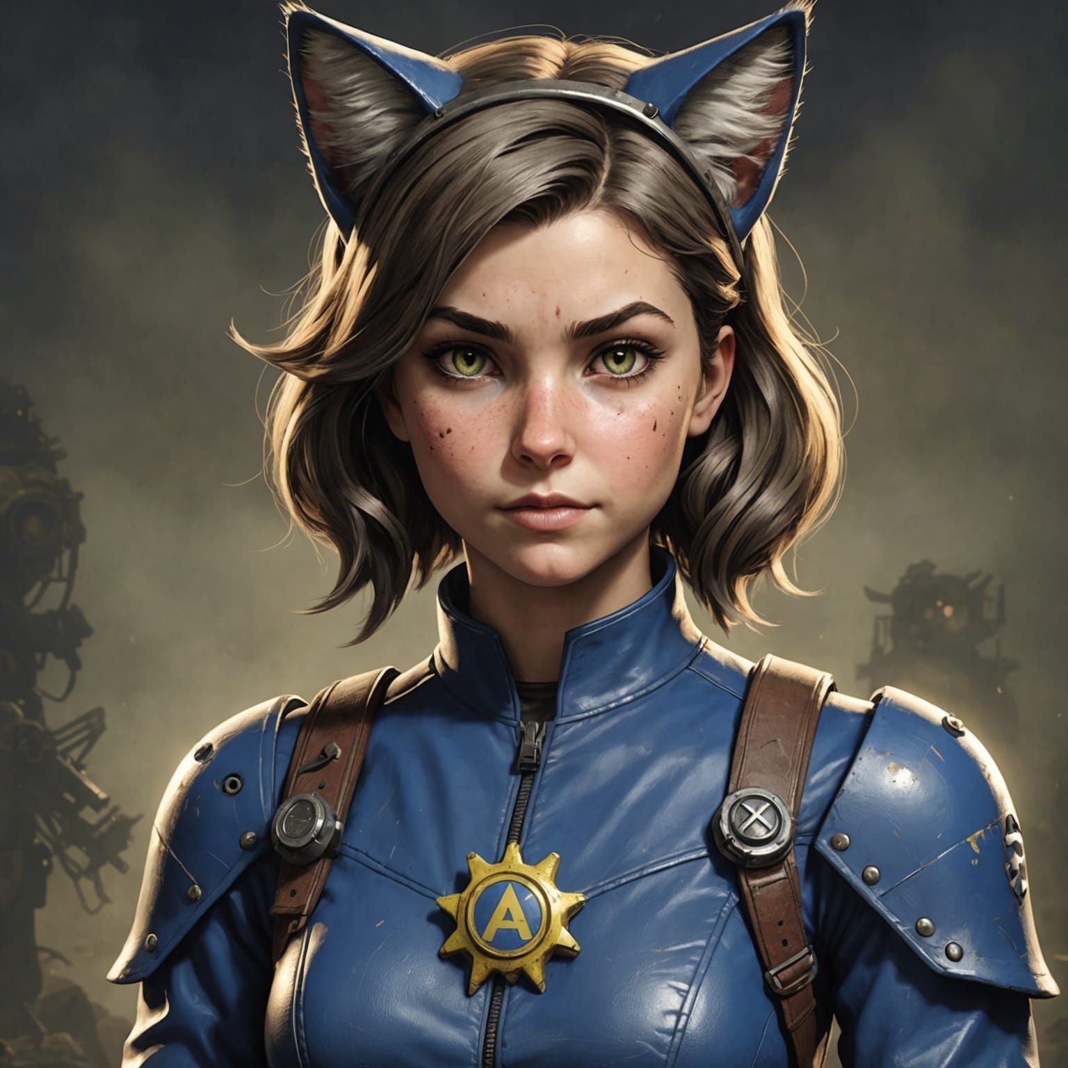 Post-Apocalyptic Cat Girl from the Fallout Universe