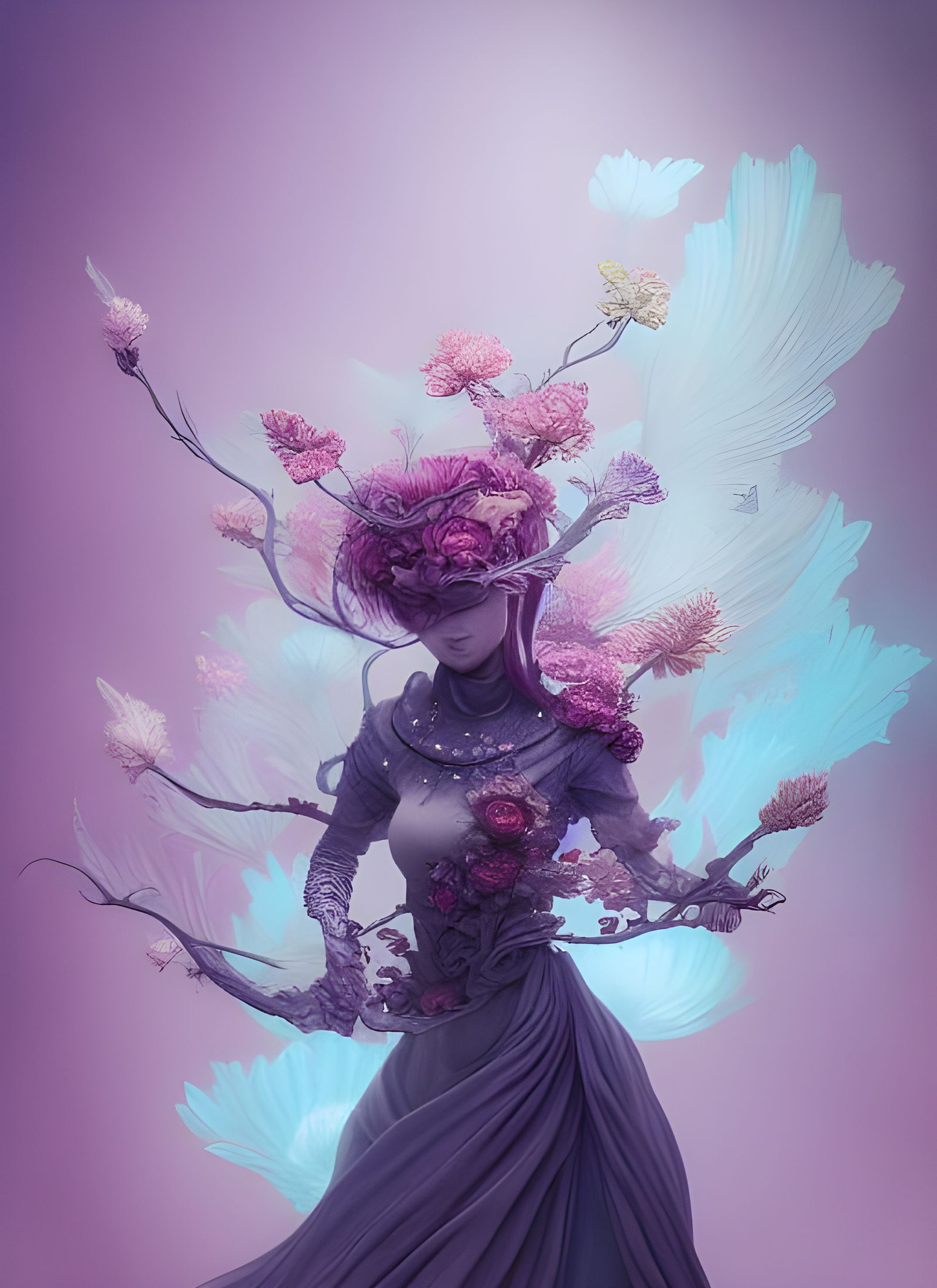 Ethereal Knight in Hyperrealistic Harmony