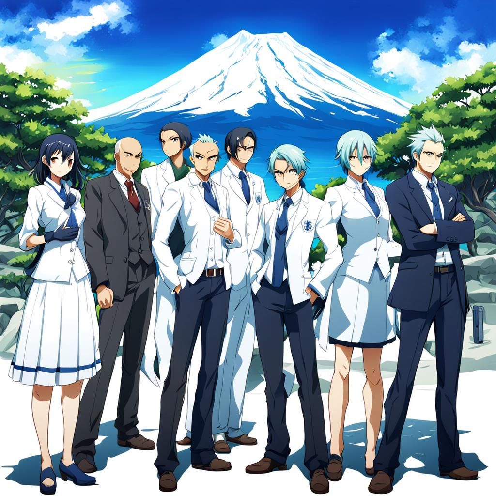 Surreal Anime Heroine Embodies French Overseas Department