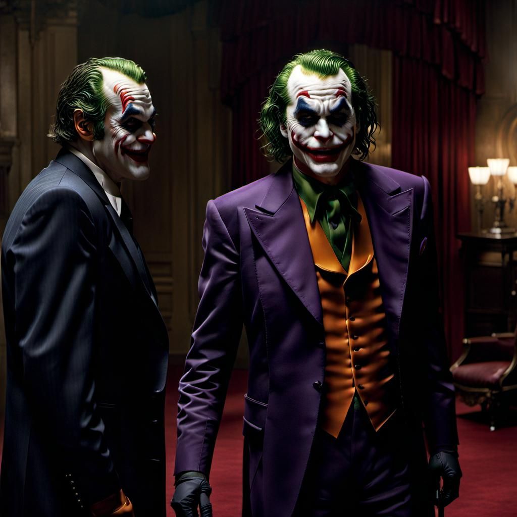 The Joker's Manic Moment: A Cinematic Masterpiece of Volumet...