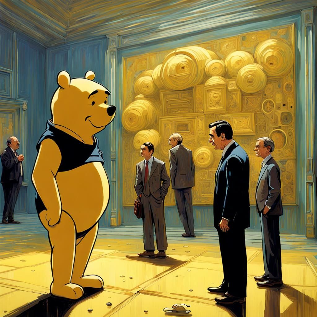 Heroic Winnie The Pooh Tackles The Matrix in a Cosmic Sci-Fi...