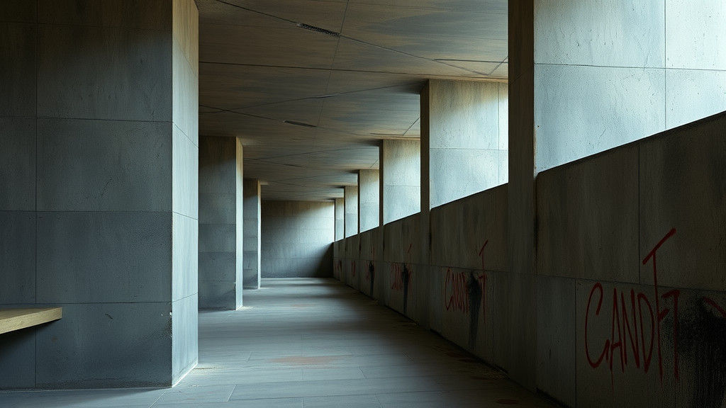 Surreal Landscape of Uncertain Reaches in Post-Painterly Sty...