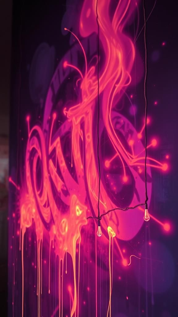 Ethereal Urban Landscapes in Cyberpunk Aesthetic