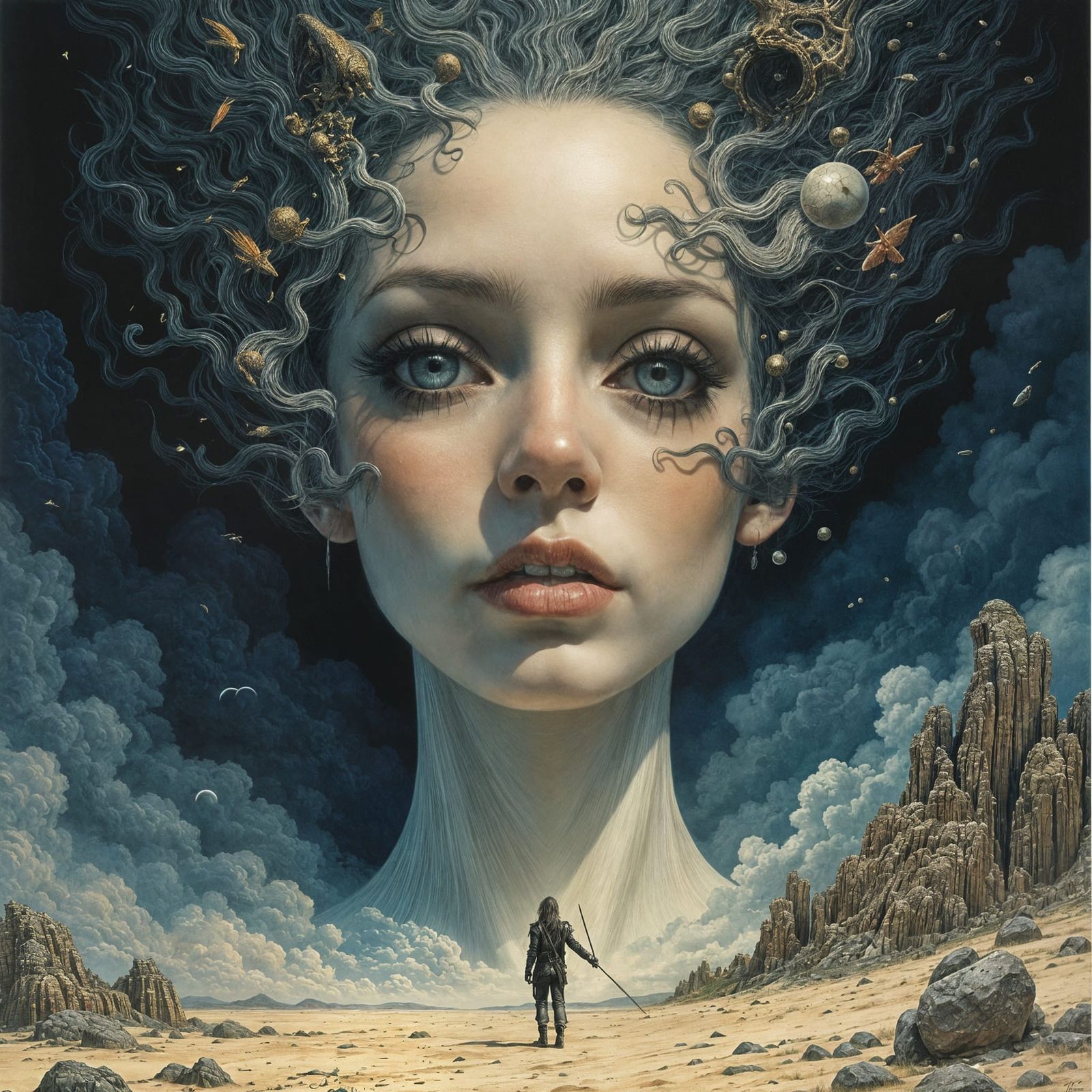 Dreamlike Surrealism in Visceral Colors