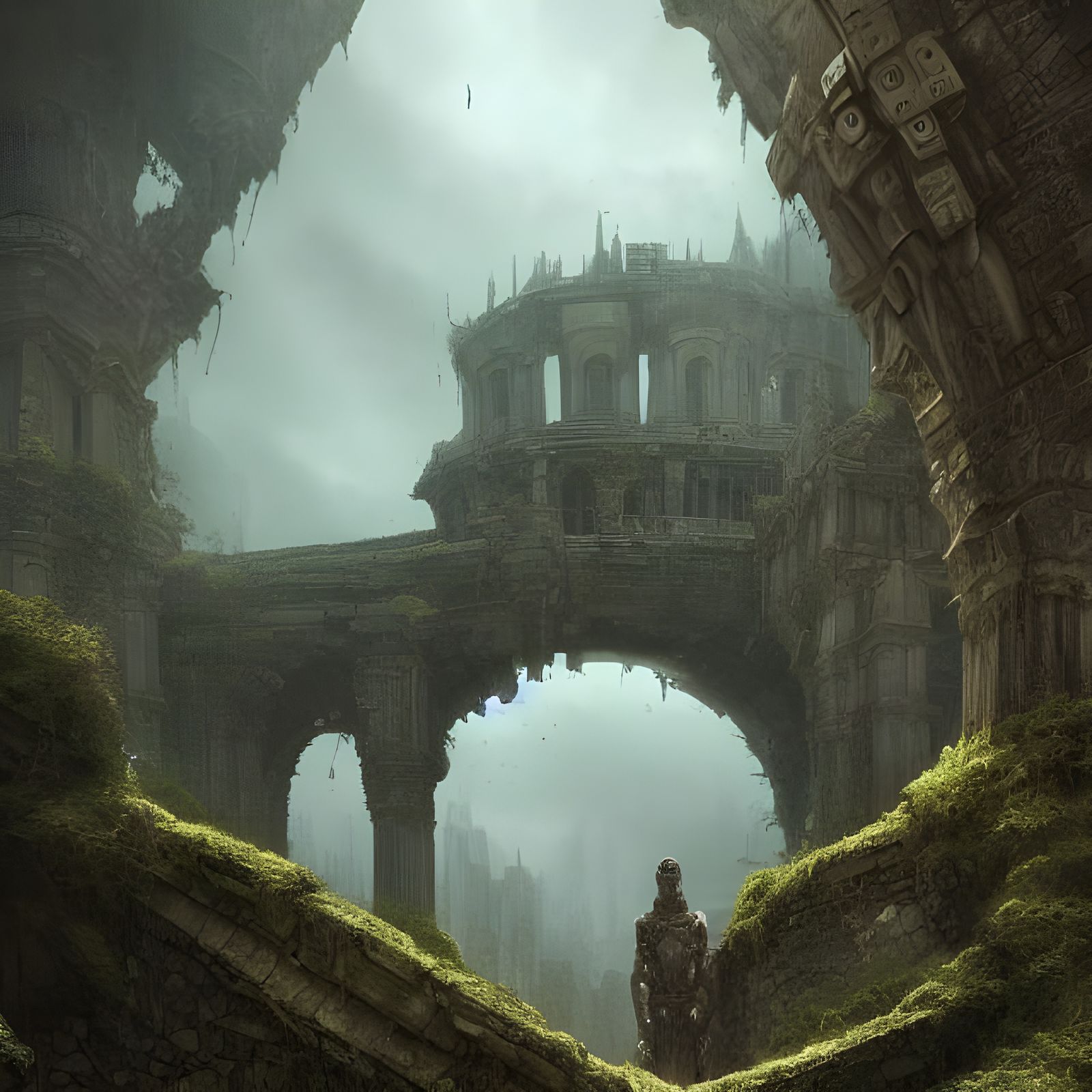 ancient ruined temple